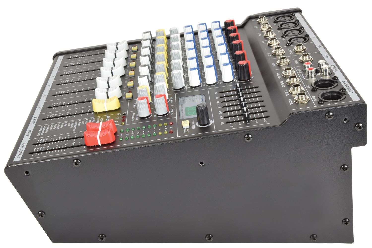 Citronic CSP Series Compact Powered Mixer With Built In Effects - 8 inputs 400W