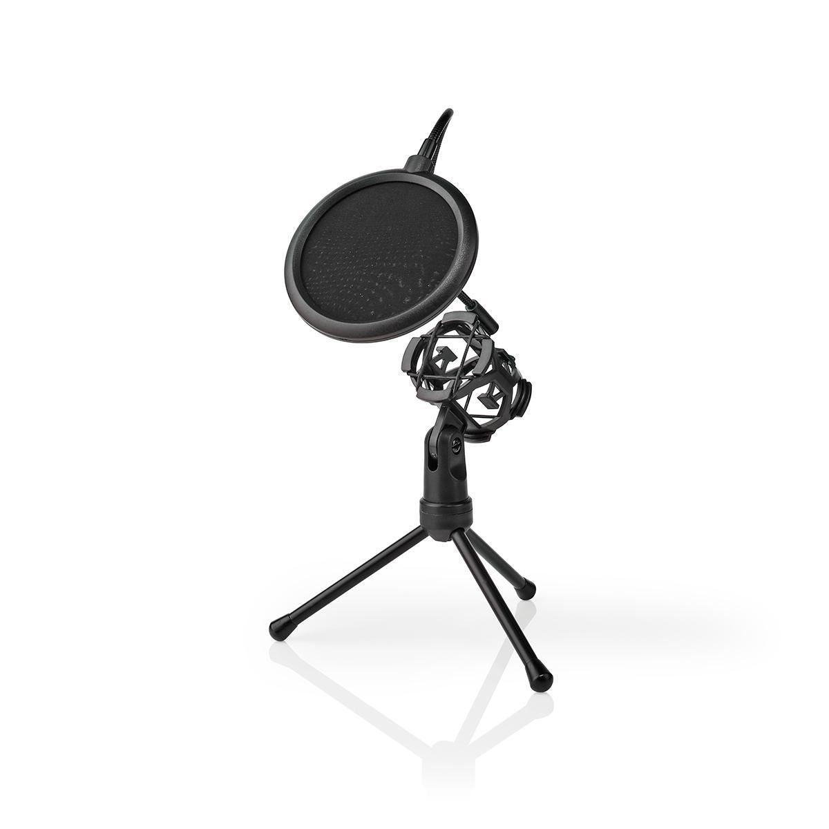 Nedis Microphone Stand | V-Shape | Holder diameter: Under 44 mm | ABS / Metal | Black
