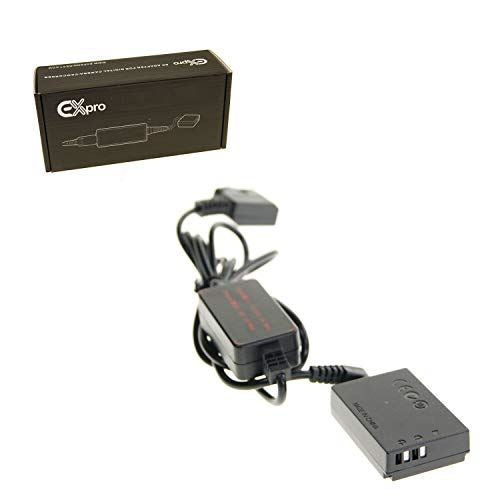 Ex-Pro D-Tap Dtap Power Type B 2 Pin Male to Canon DR-E12 LP-E12 Power Supply Adapter Coupler for Canon Cameras