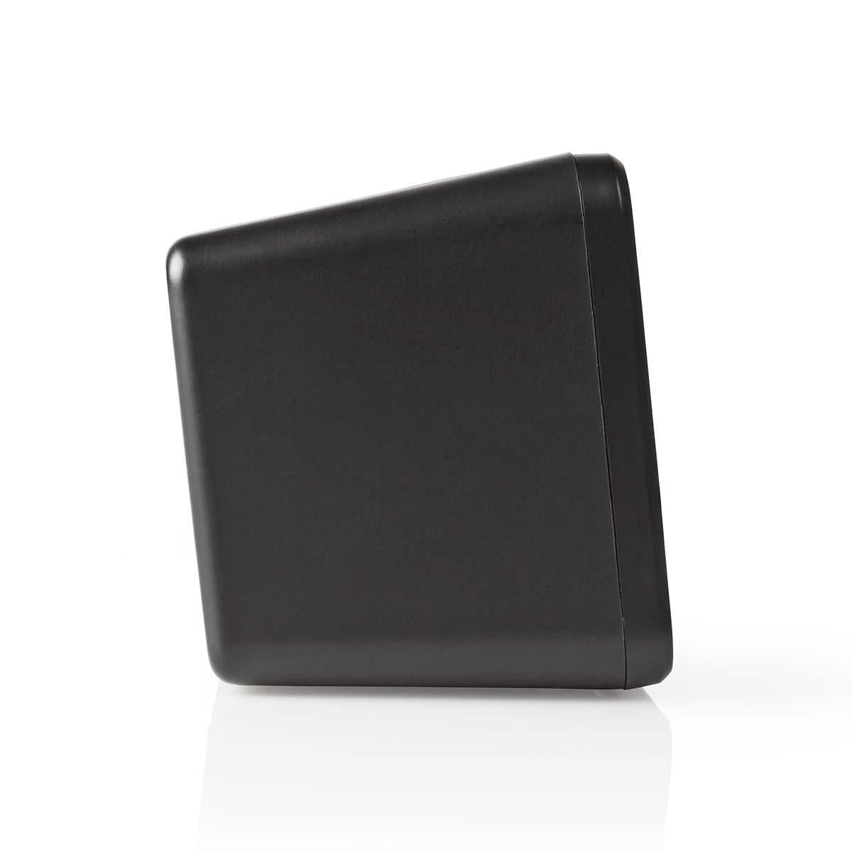 Nedis Digital Alarm Clock Radio | LED | 3.5mm Aux Input | AM / FM | Snooze function | Sleep timer | 2 Alarms | Black