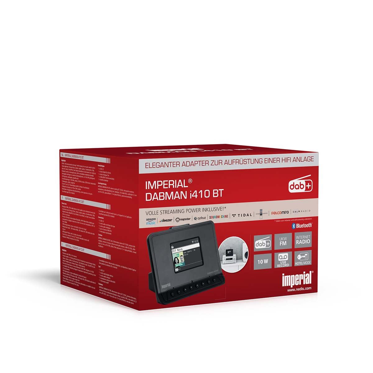 Imperial DABMAN i410 BT Compact Hybrid Radio DAB+ / FM / Internet / Bluetooth Black