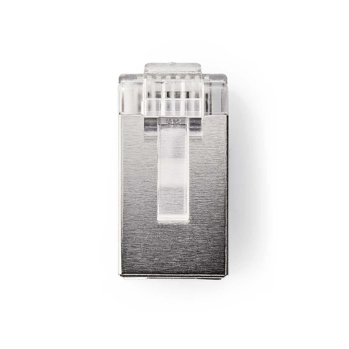 Nedis RJ45 Connector | Male | Solid STP CAT6 | Straight | Gold Plated | 10 pcs | PVC | Transparent | Box