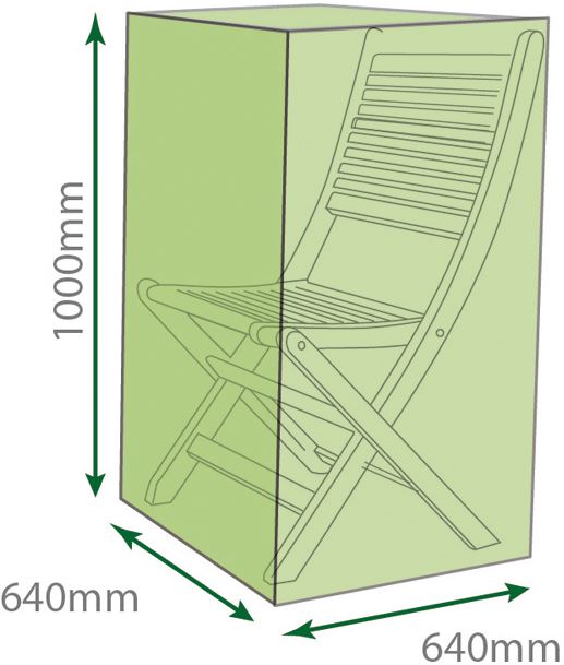 Water Resistant Garden Single Chair Rain Cover 100x64x64cm