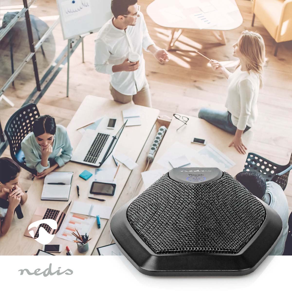 Nedis Microphone | Used for: Desktop / Notebook | Wired | 1x USB