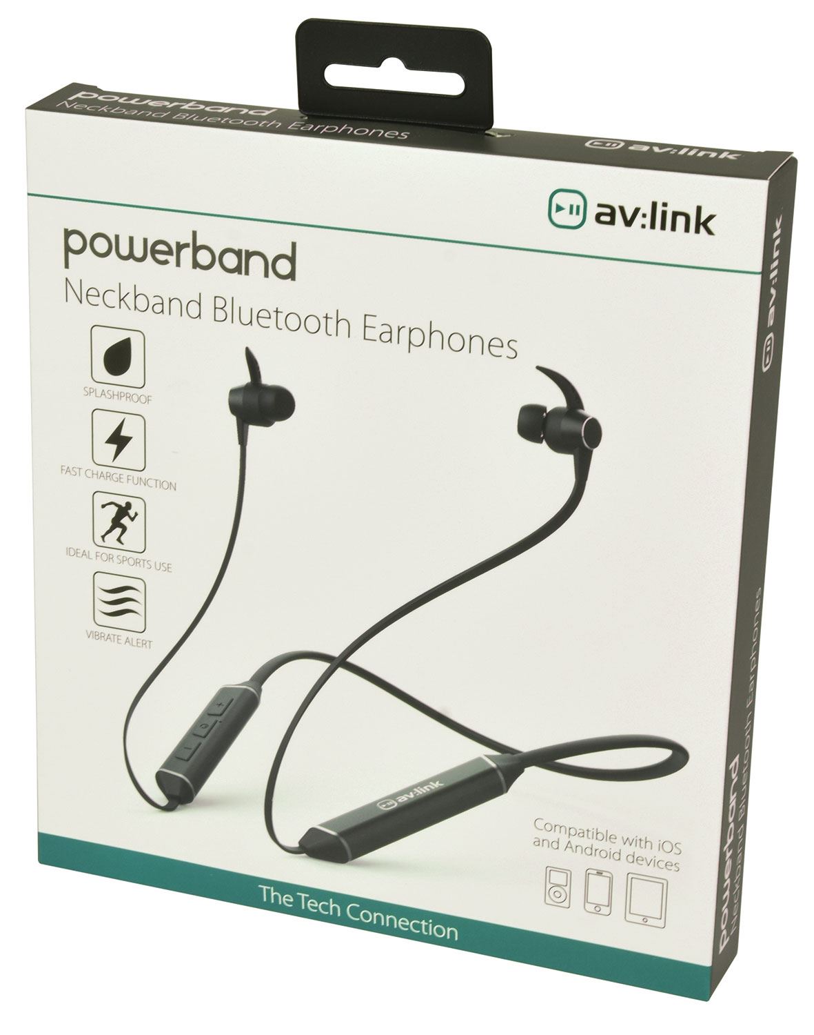 Av:link Sweatproof Wireless Bluetooth Earphones Headphones Sport Gym For Smartphones