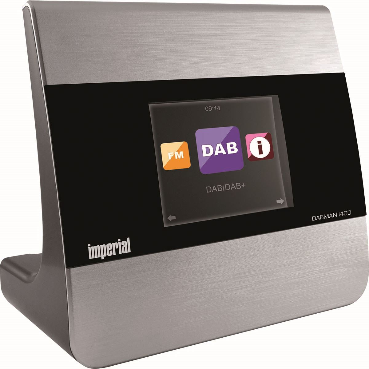 Imperial DABMAN i400 Compact Hybrid Radio DAB+ / FM / Internet / Bluetooth Silver