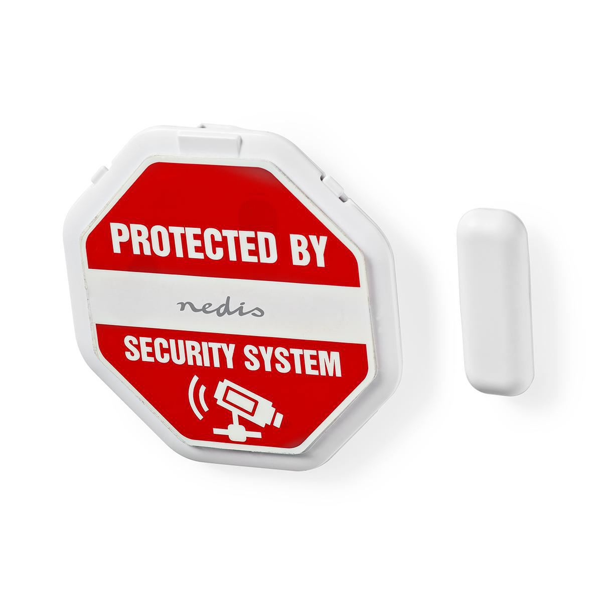 Nedis Compact Wireless Door Contact Magnetic Alarm 85db Siren | Standalone