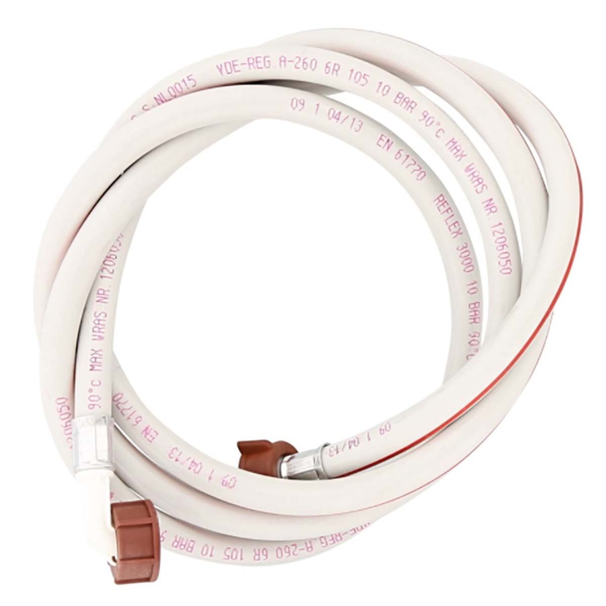 Electrolux E2WIH250A Inlet Cold Water Inlet Appliance Hose 3/4'' Straight - 3/4'' Angled 10 bar 90 °C 2.50 m
