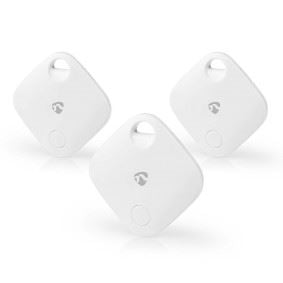 Nedis SmartLife Smart Tag GPS Tracker Finder Anti lost Alarm Bluetooth Key Dog Locator Child MFI  - 3 Pack