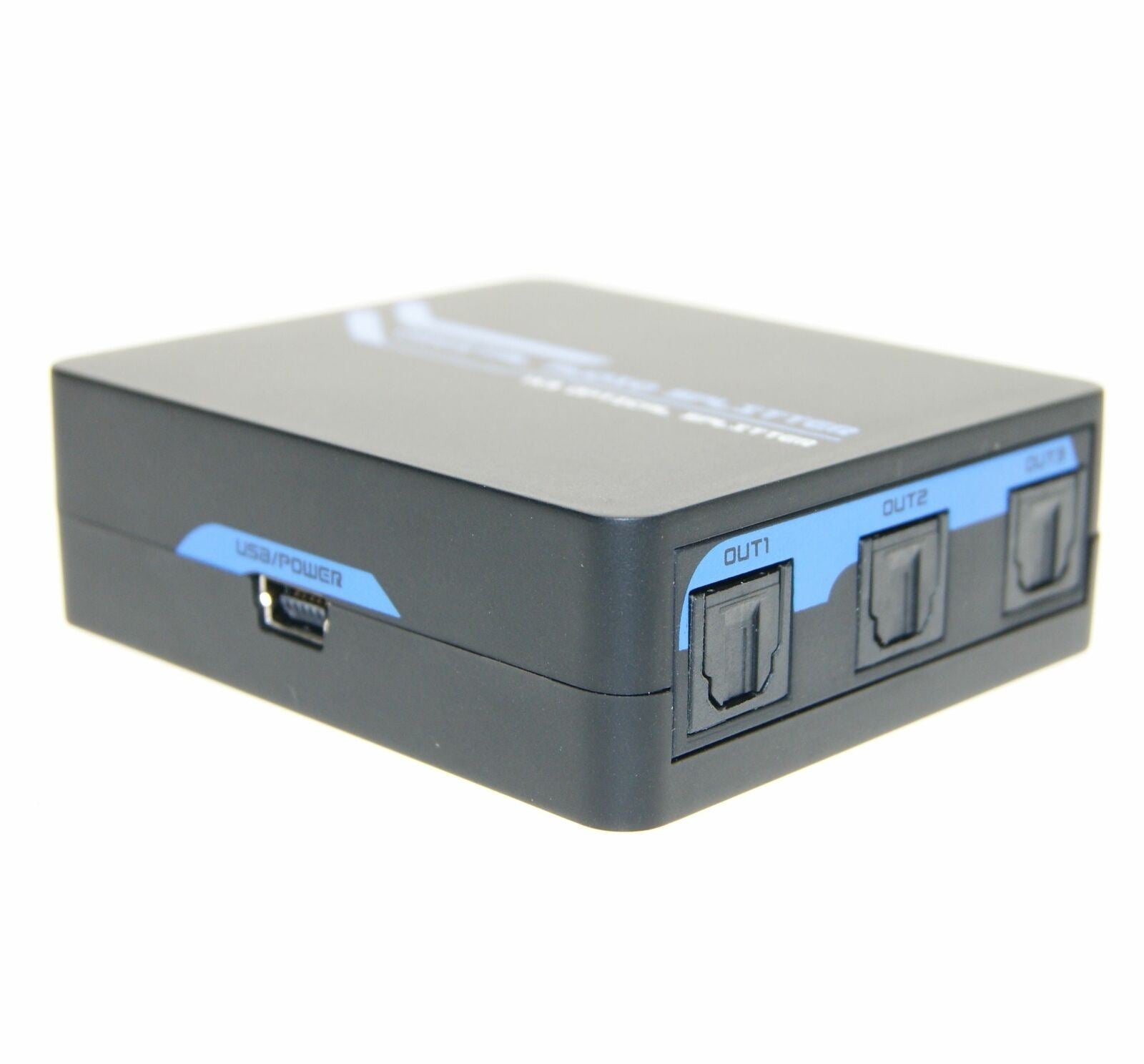 Ex-Pro AV-Pro 3 Way TosLink Digital Optical Audio Splitter