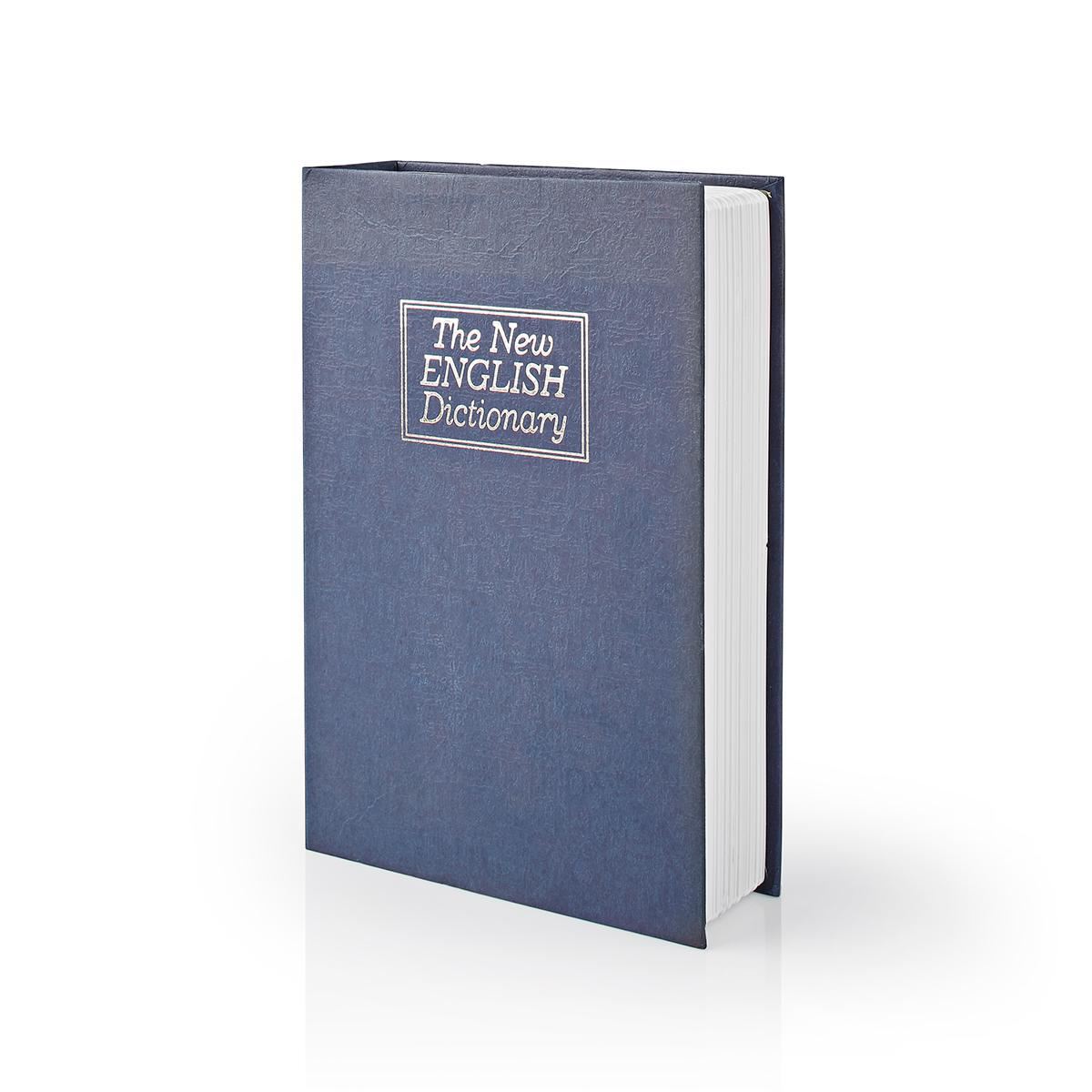 Nedis Book Safe, "Dictionary" Portable Secret Style Diversion Money Box Vault, Strong Steel Security with 2 Keys - Mediuem