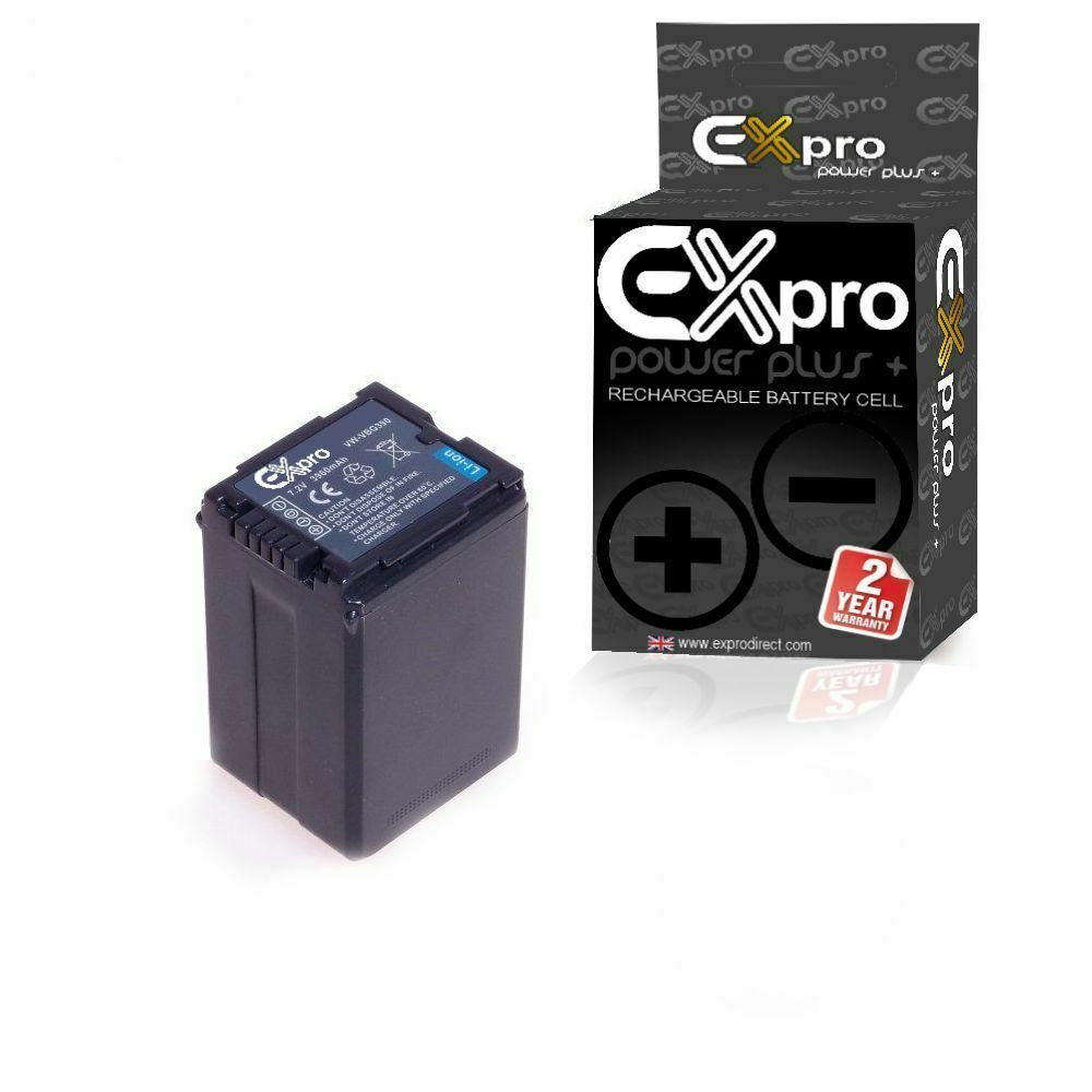 Ex-Pro VW-VBG390, VWVBG390, VW-VBG390A, VW-VBG390E-K Panasonic Li-on Digital Camcorder Battery