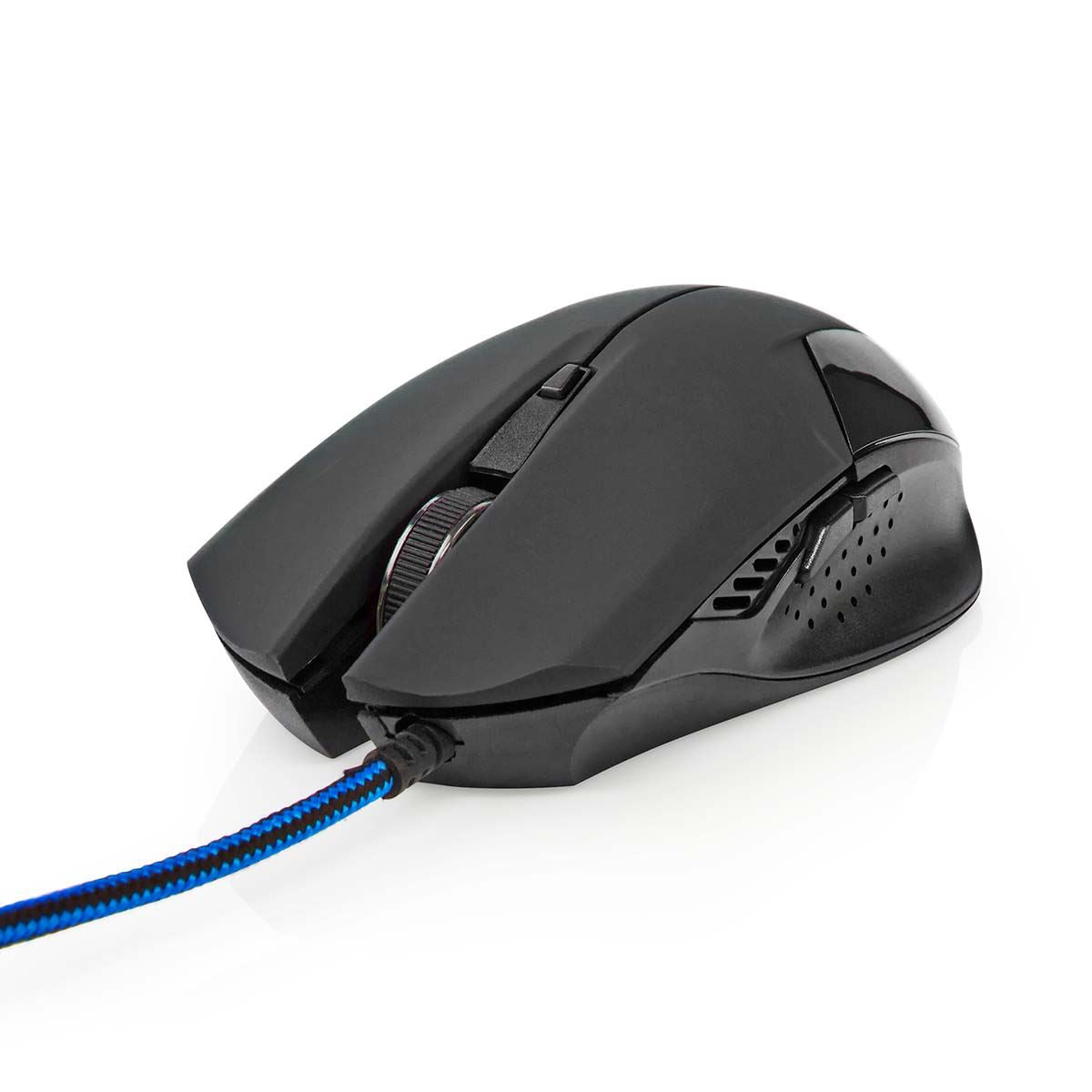 Nedis Gaming Mouse | Wired | 1200 / 2400 / 4800 / 7200 dpi | Adjustable DPI | Number of buttons: 6 | Programmable buttons | Right-Handed | 1.50 m | Without Lighting