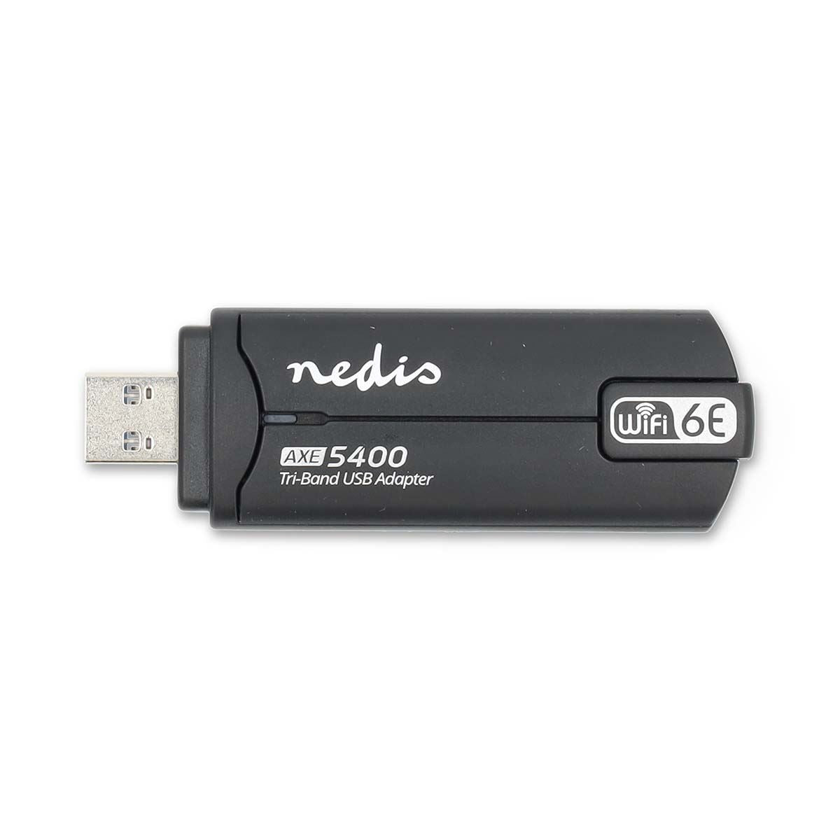 Nedis Network Dongle | Wi-Fi | AX5400 | 2.4/5/6 GHz (Triple Band) | USB3.0 | Wi-Fi speed total: 5400 Mbps | Windows 10 / Windows 11