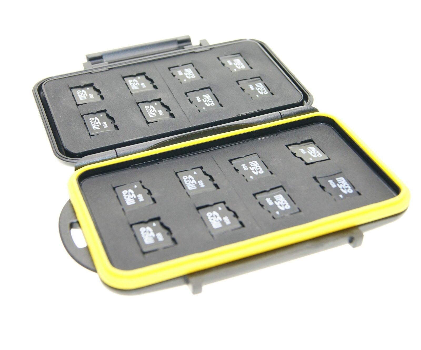 Ex-Pro Tough-Store Waterproof Memory Card Case, Holds 16 Micro SD SDHC SDXC Cards, Anti-Static, Shockproof, Floating Storage Box