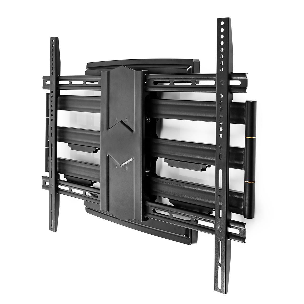 Nedis Full Motion TV Wall Mount | 43 - 100 " | Maximum supported screen weight: 70 kg | Tiltable | Rotatable | Minimum wall distance: 70 mm | Maximum wall distance: 800 mm | 3 Pivot point(s) | Steel | Black