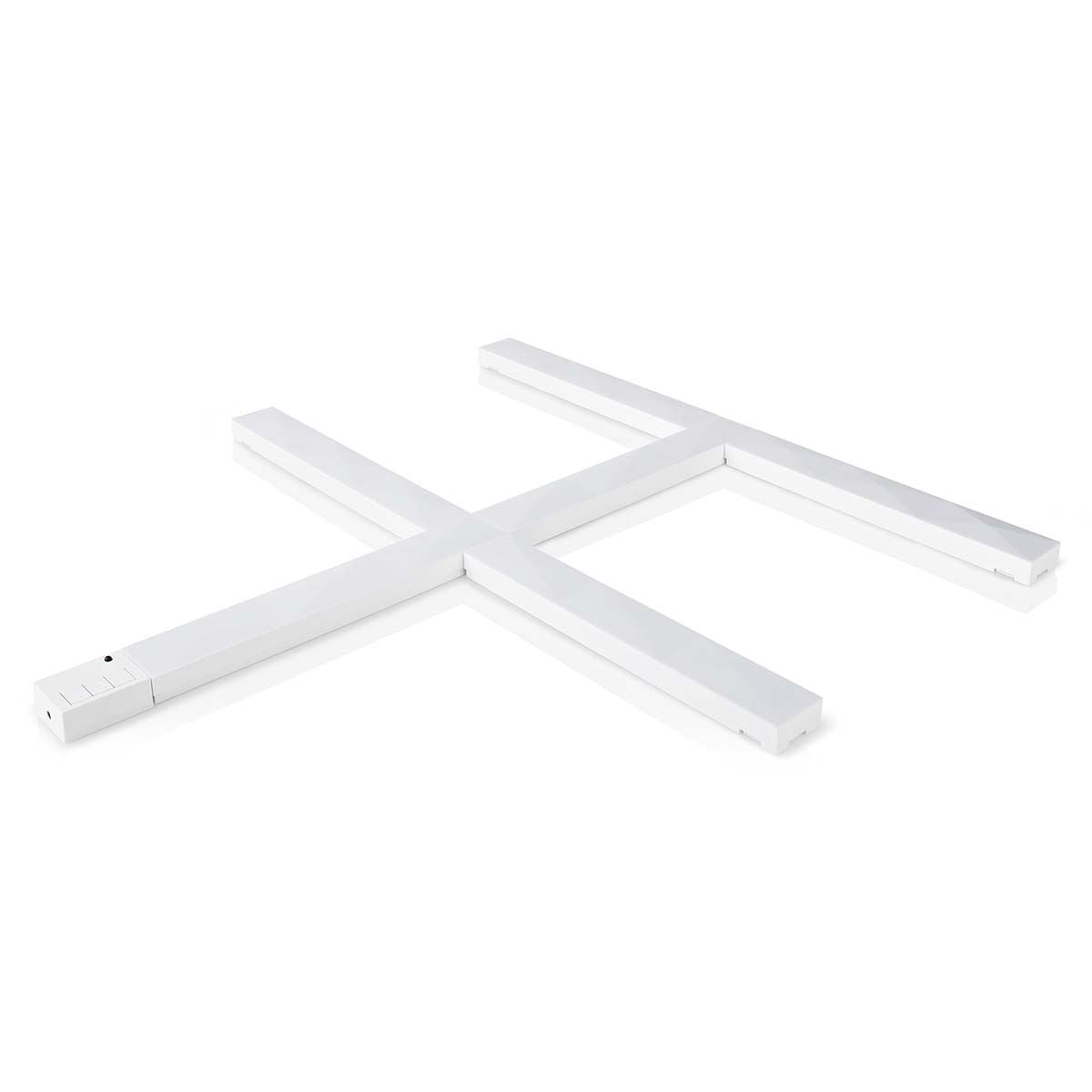 Nedis SmartLife Wi-Fi LED Wall Light 6 Modular Bars, 16 Million Colours, 44 Scene Modes, Music Sync, RGBIC Technology, Dimmable, Voice Control Compatible with Alexa & Google Home