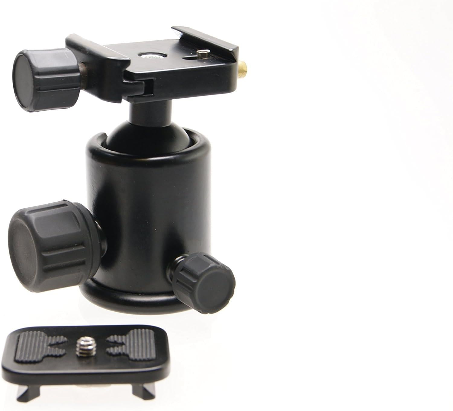 Ex-Pro TBH01 Professional Quality Tripod Mount Ball head with Lock and Quick Release Plate XL