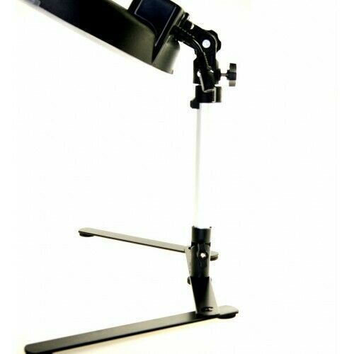 Ex-Pro Ring Light Photography 5500K 90+ CRI 36W (200w EQ) SMD LED 12" [Social Media Package - Dressing Table Stand Version]