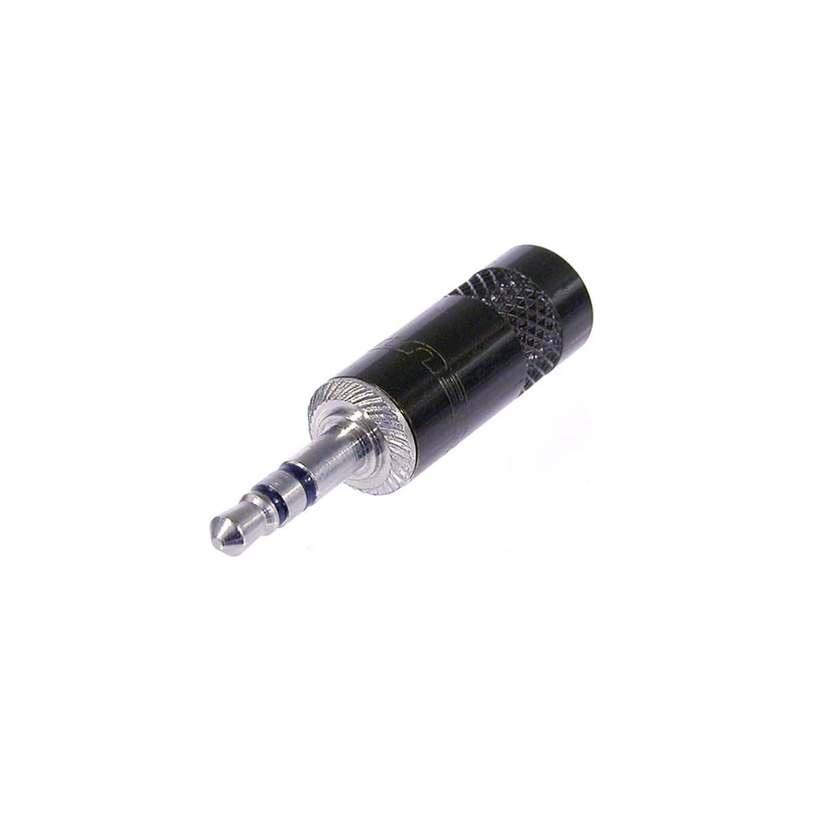 Neutrik Stereo Jack Plug Connector 3.5 mm Male Black