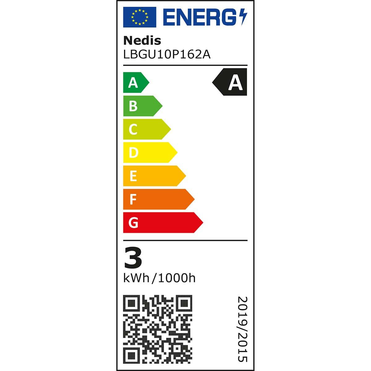 Nedis LED Bulb GU10 | Spot | 2.5 W | 450 lm | 2700 K | Warm White | Retro Style | 1 pcs