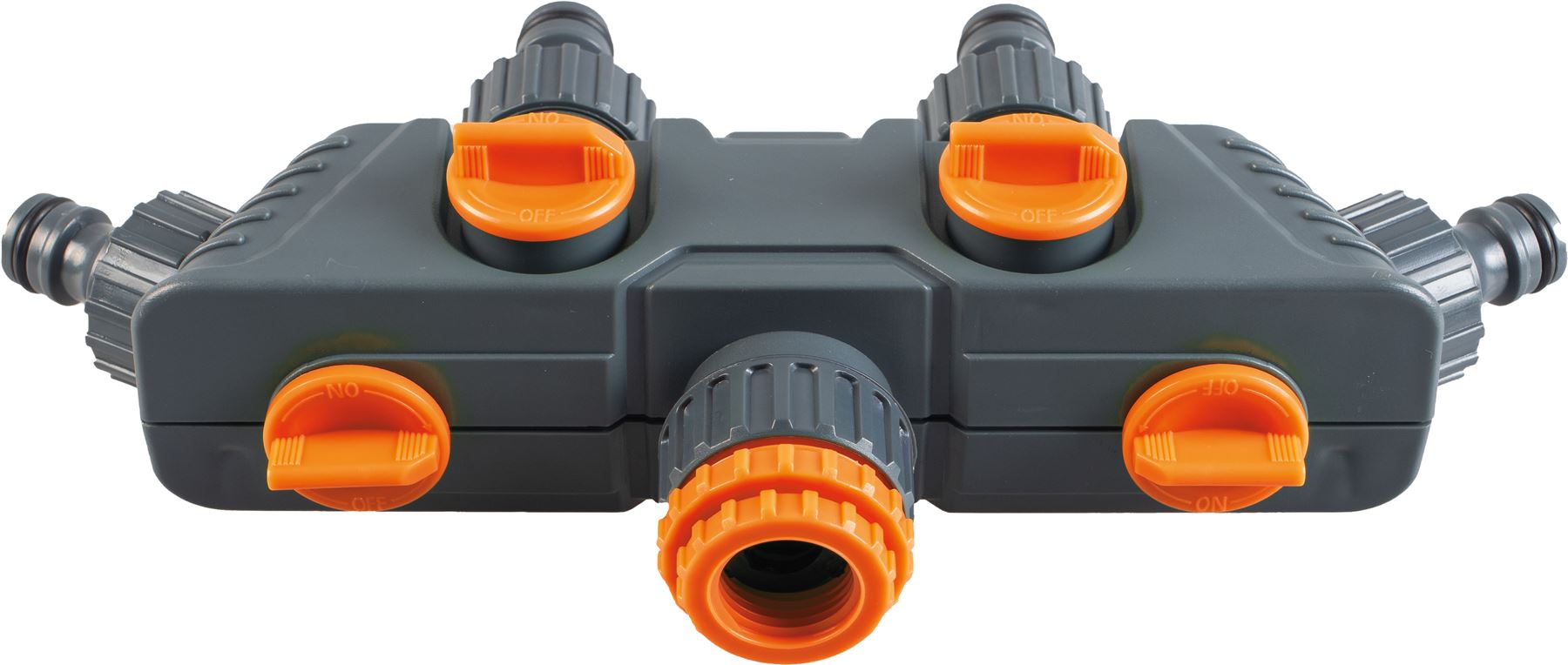 Garden Hose 4 Way Tap Adaptor for 1/2" Hose Pipes