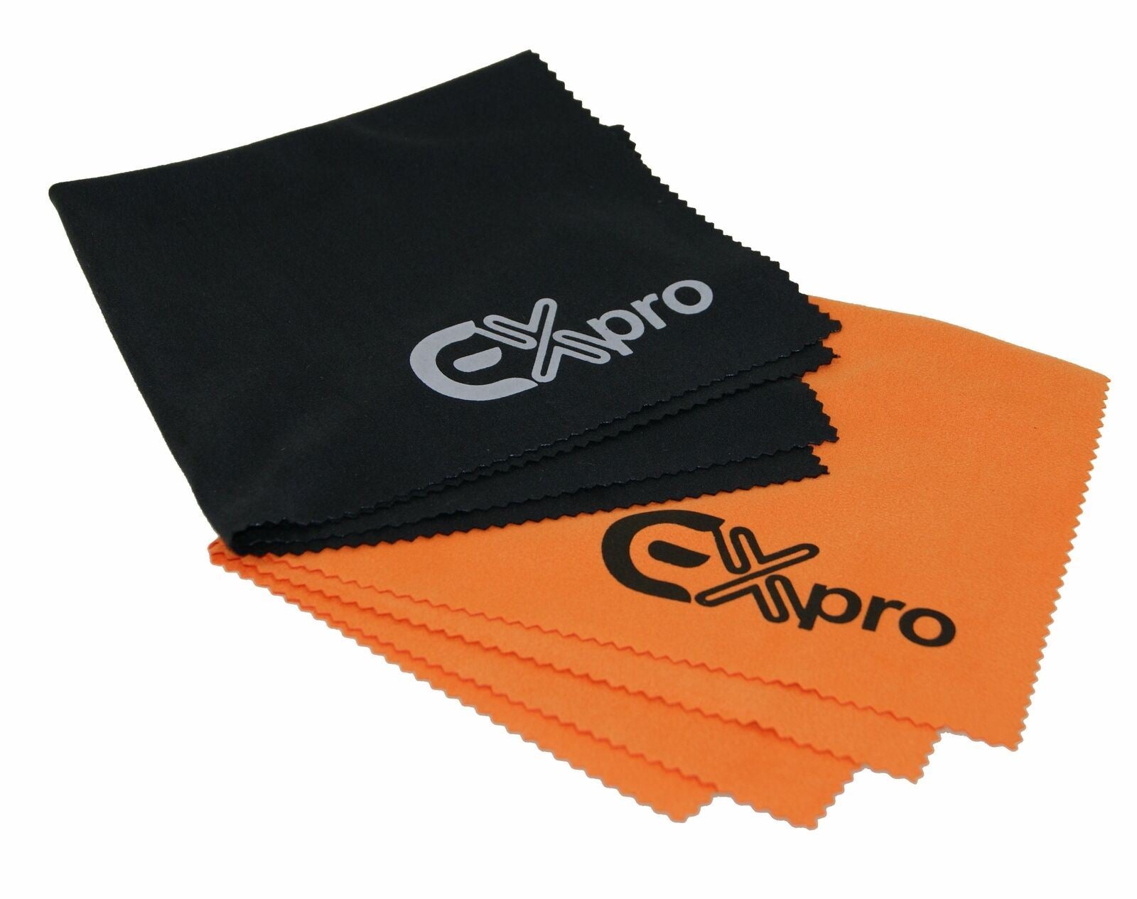 Ex-Pro Lens Advanced Cleaning Cloth Set - 2 Stage Cloth with advanced Microfiber Technology. 15x15cm