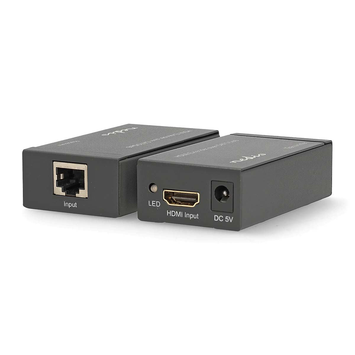 Nedis HDMI™ Extender | Over Cat6 | up to 60.0 m | 1080p | 1.65 Gbps | Metal | Anthracite