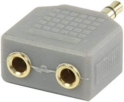 Bandridge Headphone Splitter 1 3.5mm Jack Male to 2 x 3.5mm Female