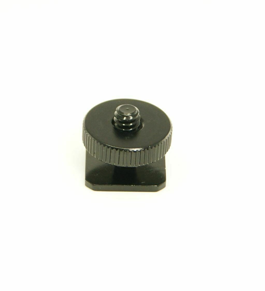Ex-Pro Camera Flash Hot Shoe Mount 1/4" Tripod Screw Adapter for Wireless Flash Trigger, Flash Stand, Microphone