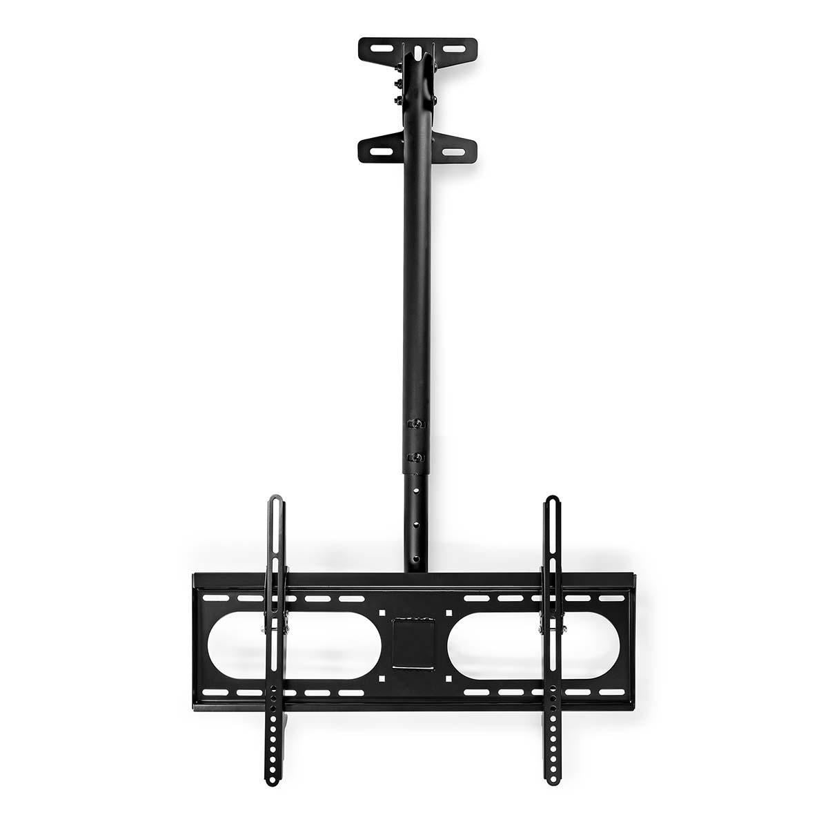 Nedis Full Motion TV Ceiling Mount | 42 - 65 " | Maximum supported screen weight: 45 kg | Tiltable | Rotatable | Minimum ceiling distance: 716 mm | Maximum ceiling distance: 1160 mm | 1 Pivot point(s) | Steel | Black
