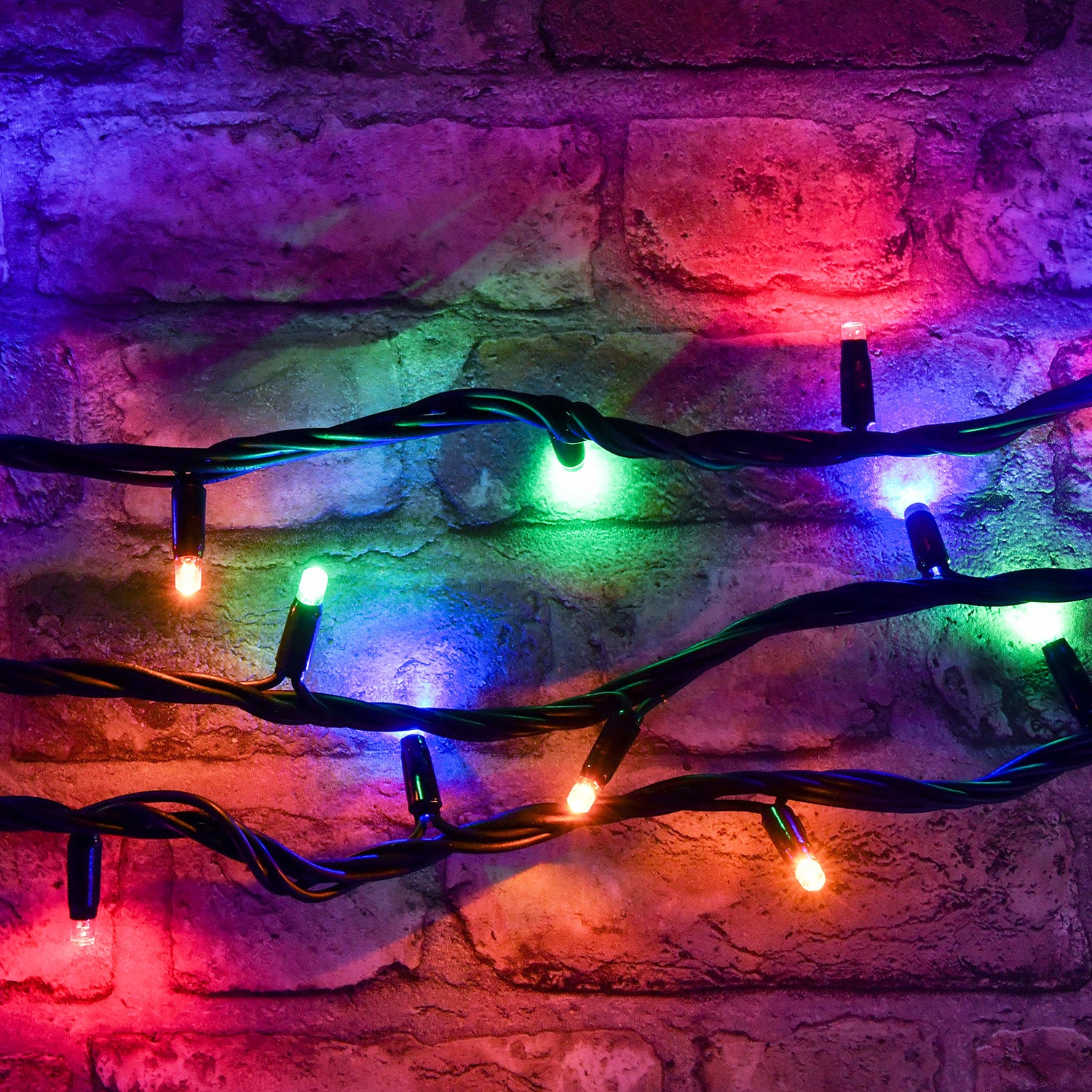Lyyt 90 LED 9m Lyyt-Link Heavy Duty LED String Lights [Linkable] with controller - Multi Coloured