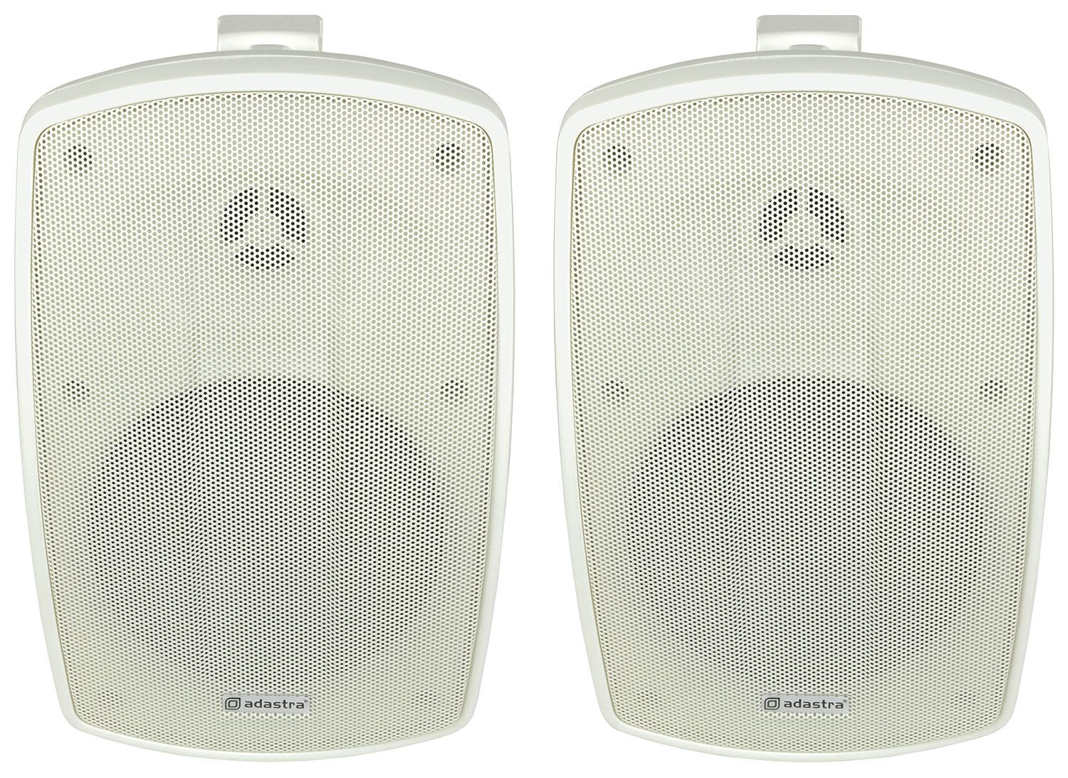Adastra BH5 Background Speakers 5.25" Indoor Outdoor 50W RMS Pair - White