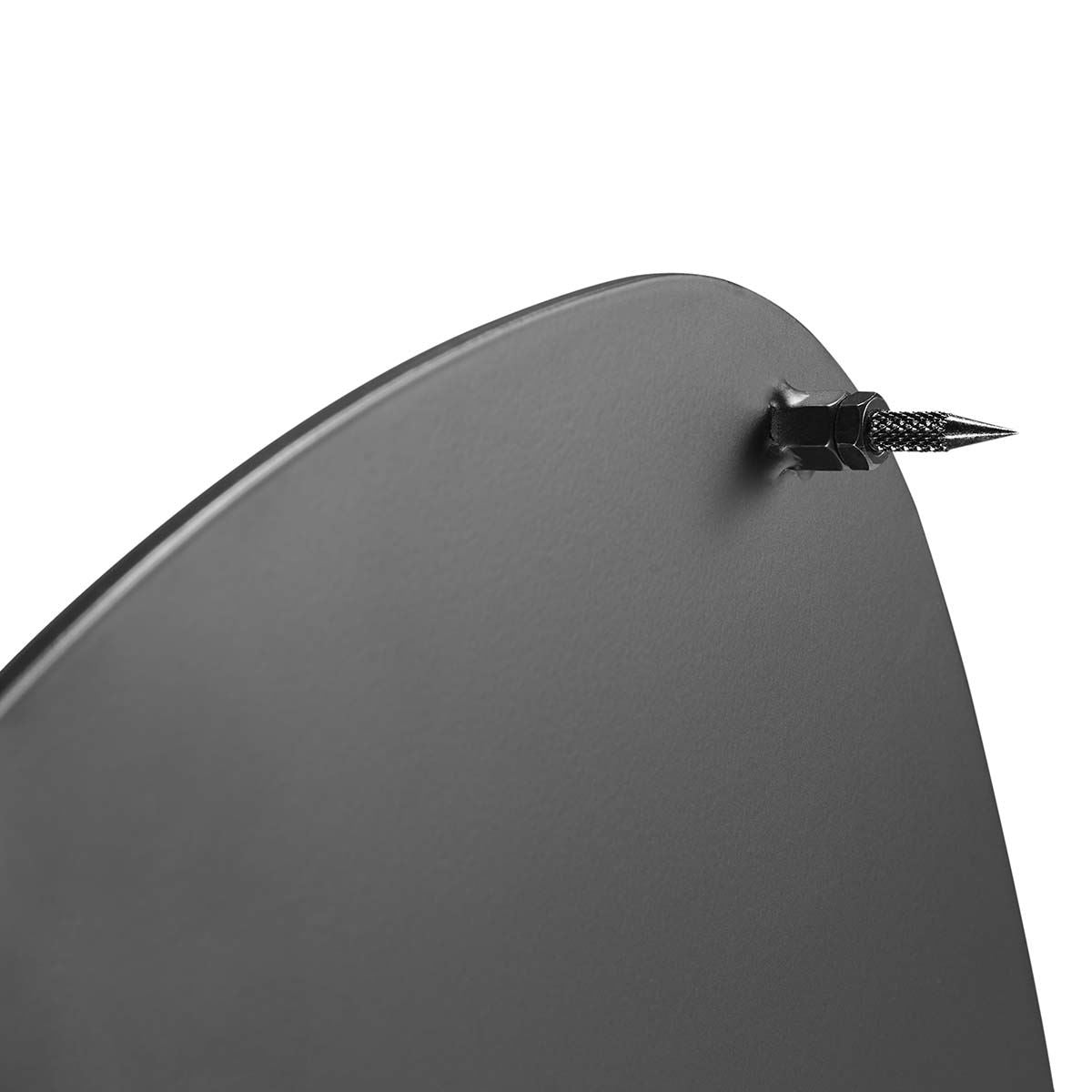 Nedis Speaker Mount Scandinavian Design, Floor Stand Compatible with Sonos One, One SL, Play:1, Sculpted Hardwood Column, Weighted Base for Stability, Powder-Coated Finish, Cable Management - Black