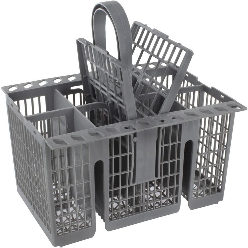 Grey Cutlery Basket C00257140 for Indesit, Hotpoint, Whirlpool FDF, FDL, LBF, LKF, LFT, LFSA Series