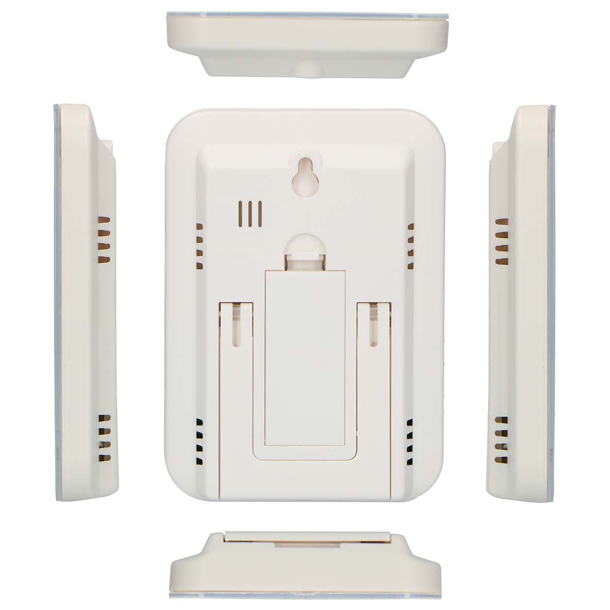 Alecto WS-1200 Indoor Wireless Weather Station, Rainfall Sensor, Humidity, Temperature, Hygrometer & More - White