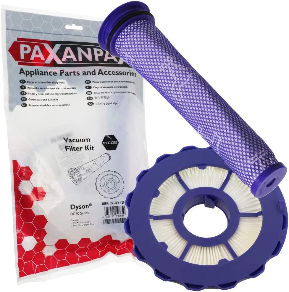 Dyson Compatible Pre & Post Motor Filter Kit for DC40, DC40 Animal