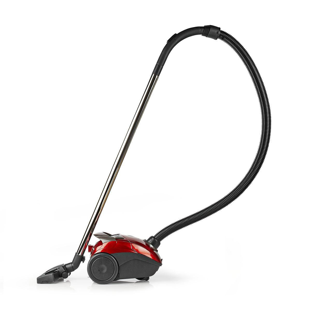 Nedis Vacuum Cleaner | With Bag | 700 W | Dust capacity: 1.5 l | Combi Brush | Action radius: 7 m | Hepa | Anthracite / Red