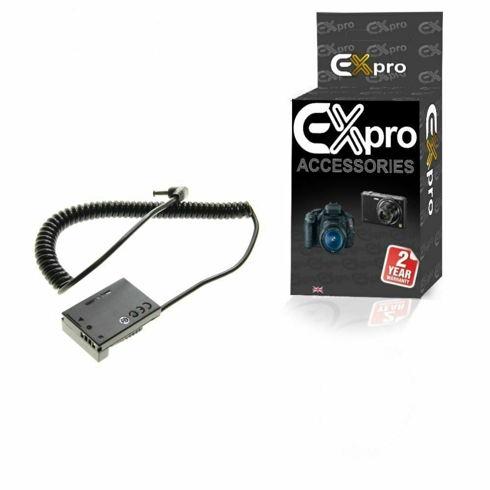 Ex-Pro Canon DR-50 NB-7L Coupler Cable for Ex-Pro Rechargeable Battery Power System for Canon