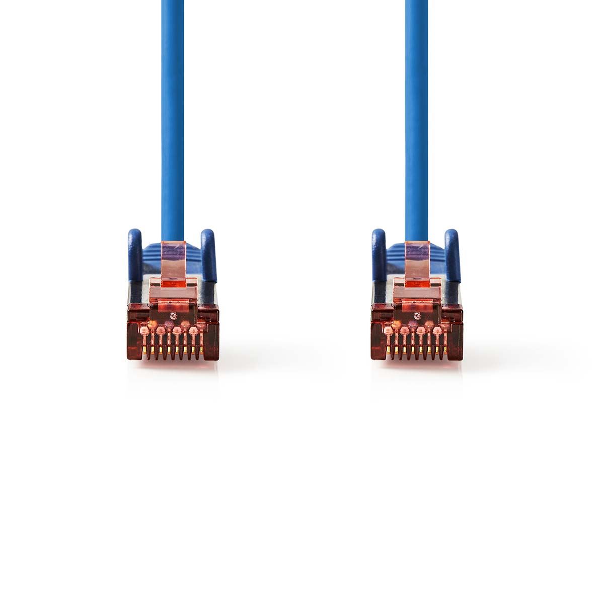 Nedis CAT6 Network Cable | RJ45 Male | RJ45 Male | S/FTP | 0.25 m | Round | LSZH | Blue | Label