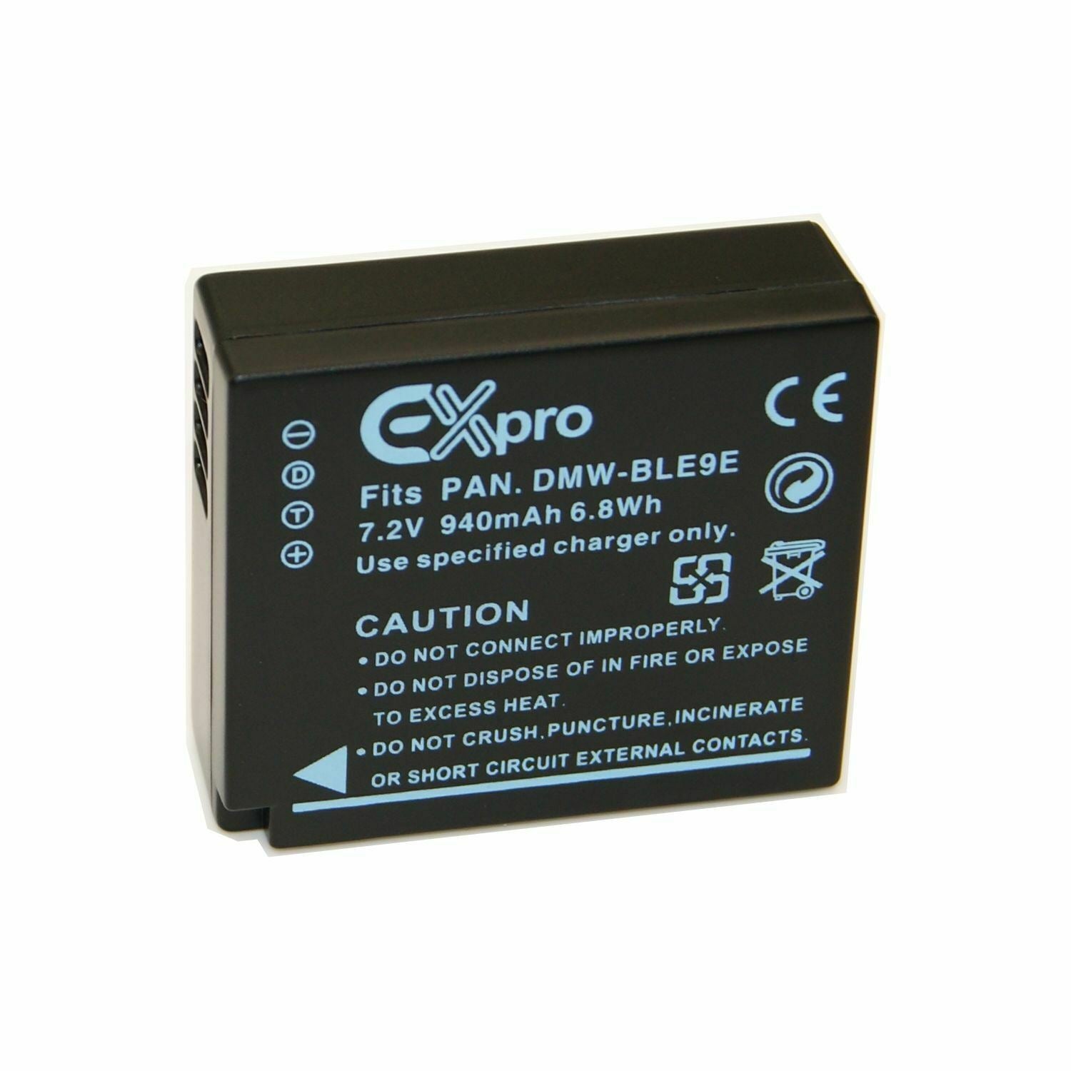 Ex-Pro Panasonic DMW-BLE9 DMW-BLE9E DMW-BLE9PP Panasonic Li-on Digital Camera Battery