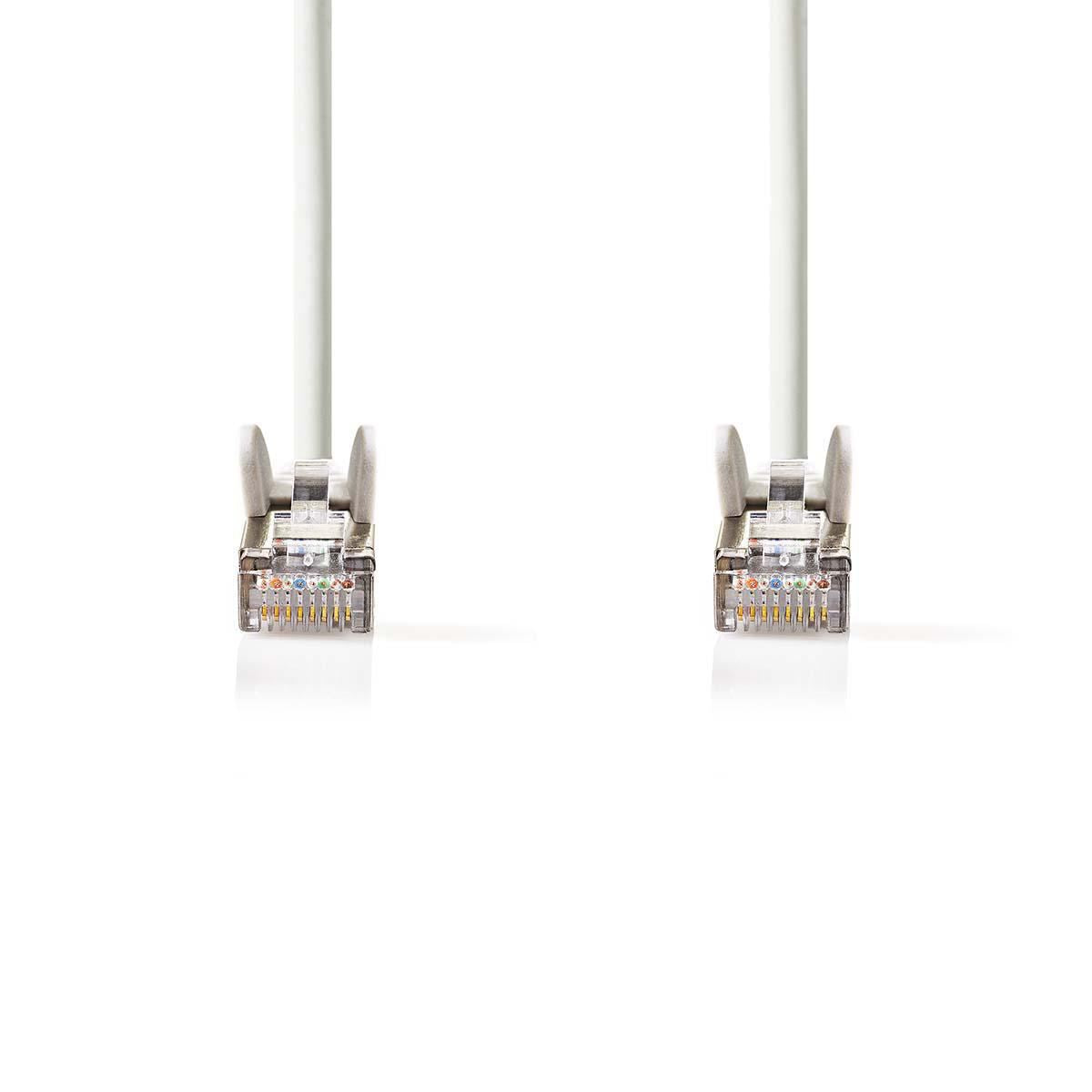 Nedis CAT5e Network Cable | SF/UTP | RJ45 Male | RJ45 Male | 20.0 m | Round | PVC | White | Polybag