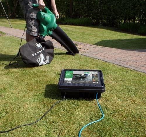 DRiBOX Dry Box FL-1859-330 IP55 Large Weatherproof Junction Connection Box For Cables & Sockets - Black