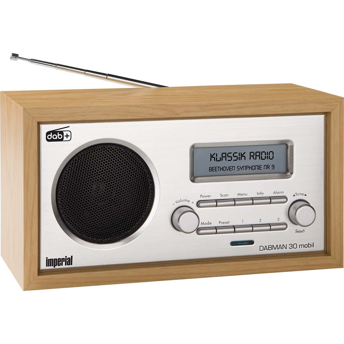 Imperial DABMAN 30 Mobile DAB+ / FM radio Wood