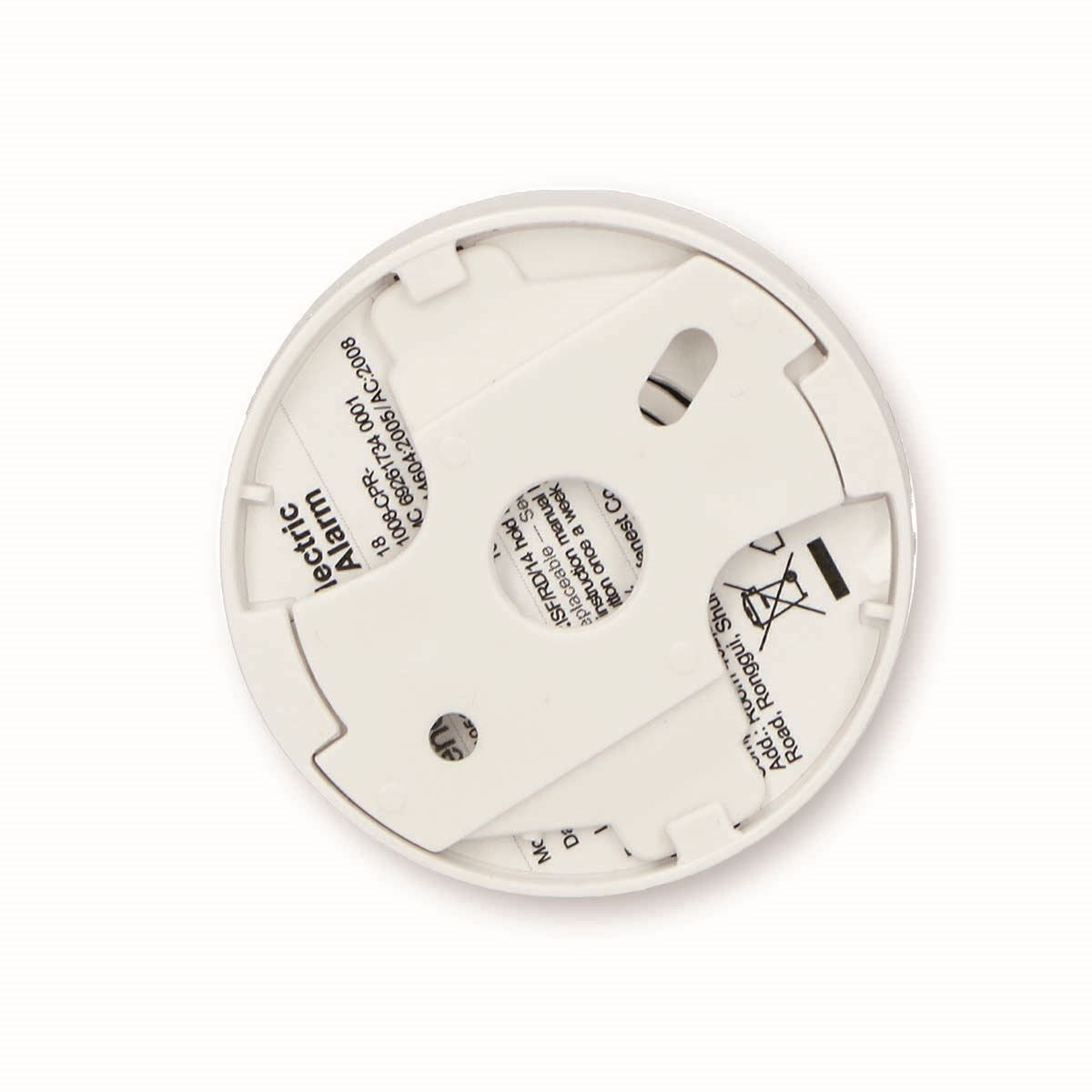 Alecto SD1020 Mini Smoke detector with Runtime Sensor | >85 dB | 10 Year Battery Included | EN14604:2005/AC:2008 | White