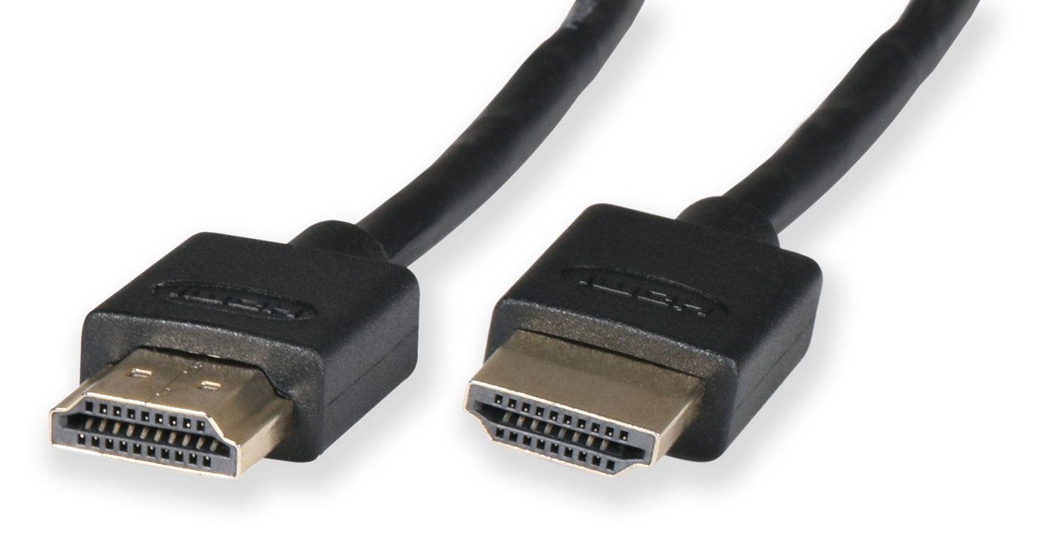 Av:link 25cm Super Slim Thin V2.0 HDMI Cable HD Flexible 3.6mm Lead 4K x 2K @ 60HZ ARC