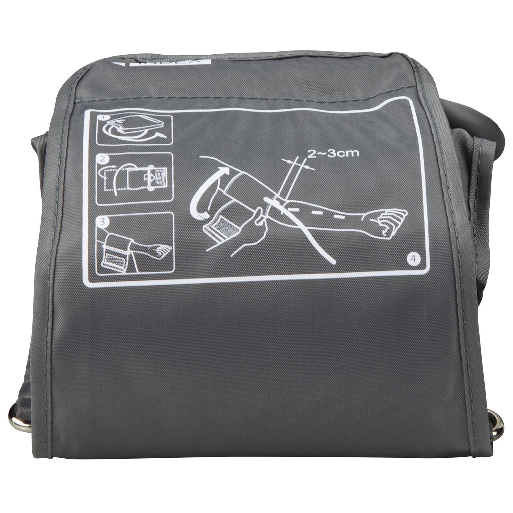 Fysic Upper Arm Blood Pressure Monitor, Clinically Tested, Extra-Large LCD Display, 90 Memory, Cuff 22-32cm - Black