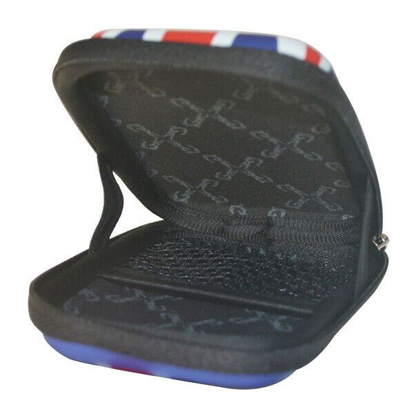 Croco Union Jack Flag Tough Case Shock/Water Proof for a Digital Cameras [Medium] - Blue Traditional