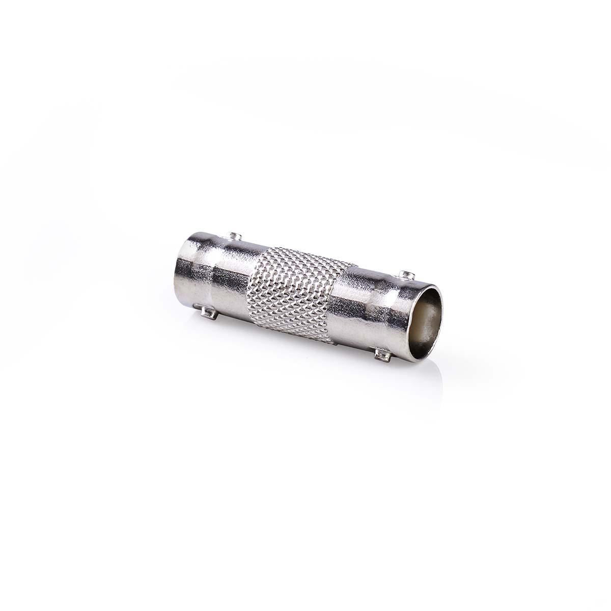 Nedis BNC Adapter | BNC Female | BNC Female | Nickel Plated | 50 Ohm | Straight | Metal | Silver | 10 pcs | Envelope