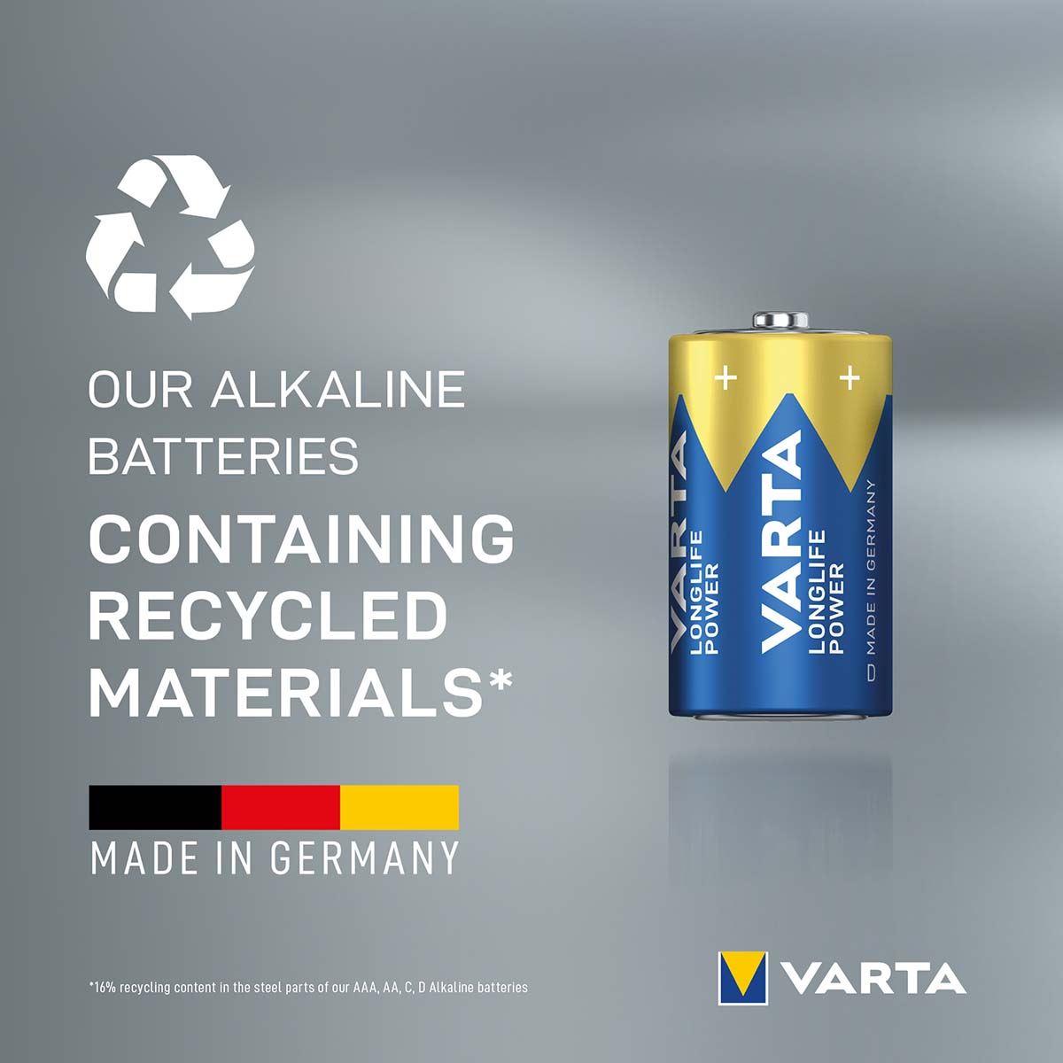 Varta Alkaline Battery D 1.5 V High Energy 2-Blister